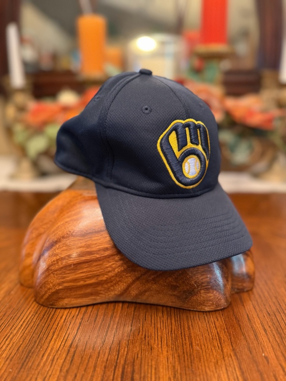 Youth Navy Milwaukee Brewers Baseball Cap